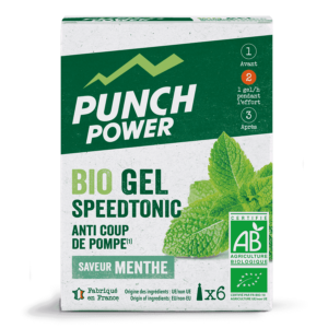 punch power bio gel speedtonic gel énergétique menthe