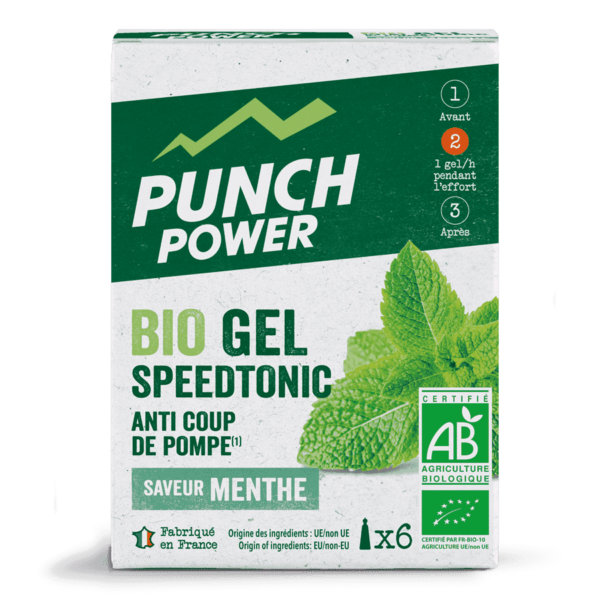 punch power bio gel speedtonic gel énergétique menthe