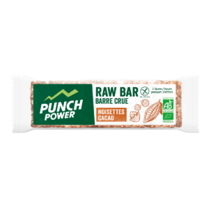 punch power barre énergaétique raw bar noisette cacao